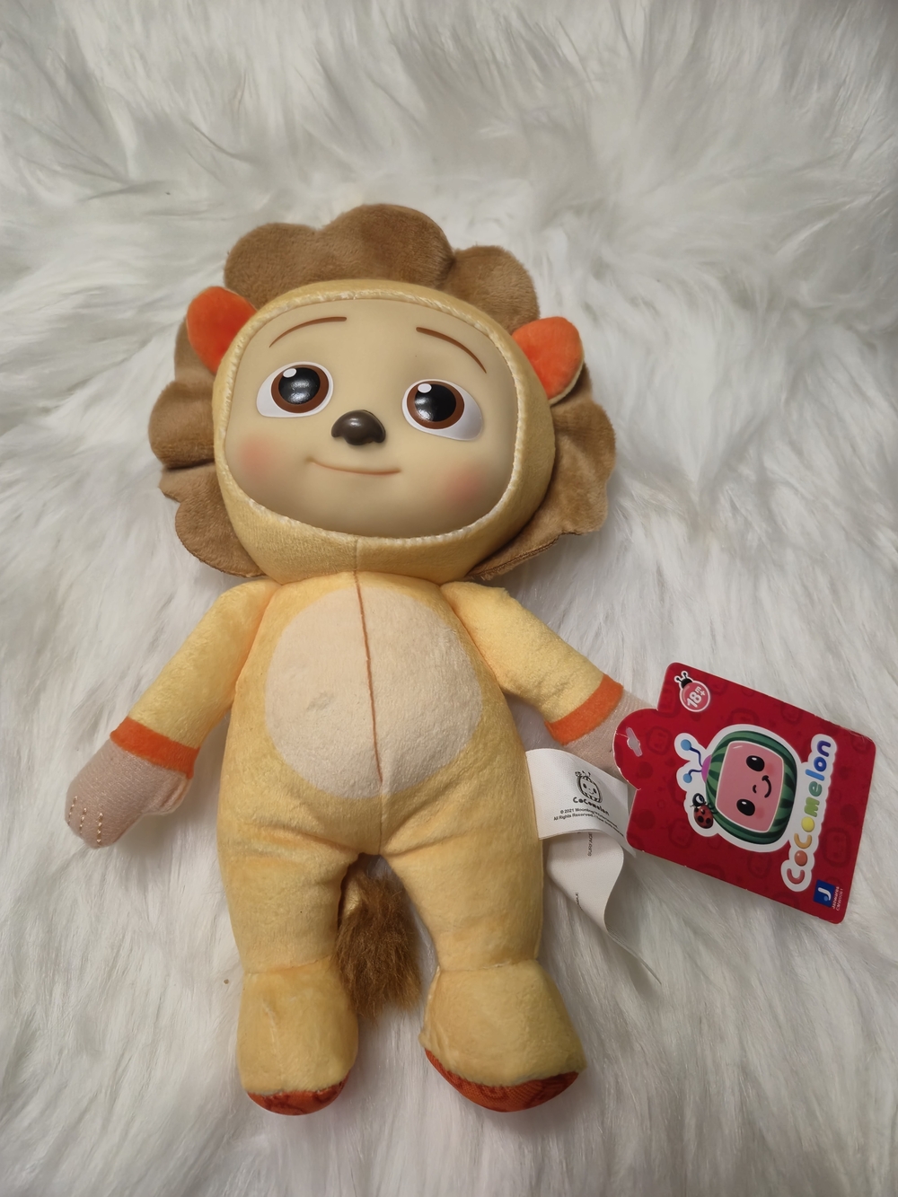 Cocomelon Yellow Lion Plush – Soft Cuddly Kids Toy